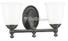 Two-Light Wall Bracket Light Fixture - P3028-74 - bulbs.com