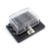Standard ATOF/ATC 6-Position Fuse Block with Clear Cover, 100A, 32VDC, Quick Connect Terminals - 45648 - Waytek, Inc.