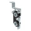 Rotary Push-to-Close Latch, Large Size, Two Stage with Bumper, Bottom with bracket, 6.7 mm Thru, Steel, Zinc Plate, Bright Chromate, Bright - R4-30-40-507-10 - Southco
