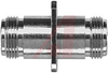 Connector; N (Female) to N (Female); White Bronze Plated Brass; 1000 V (RMS) - 70197139 - Allied Electronics, Inc.