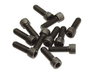 Black Oxide Screw Kit, Socket Head Cap, 1/4-20 x 0.75 inch, Qty 100 -- SK-25.75B - Image