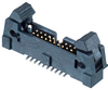 10+10 Pos. Male DIL Vertical SMT Conn. with Ejector (T+R) -- M50-3651042R - Image