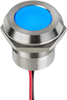 Led Panel Indicator, Blue, 22Mm, 24Vdc Rohs Compliant Apem - 65AH9490 - Newark, An Avnet Company
