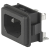 IEC Appliance Inlet C14 with Fuseholder 1- or 2-pole -- GSF2 - Image