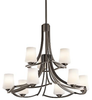 Mid. Chandeliers-Glass Up - 600393 - Light Center (The)