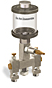 Clear View Multiple Feed Manual Lubricator, 5 oz Pyrex Reservoir, 2 Feeds, 1/8” Female NPT Outlets - B4463-005PB022W - Oil-Rite Corp.