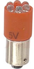 Lamp;T3-1/4 BAYONET BASE CLUSTER LED, RED, 5V, DUAL POLARITY - 70015423 - Allied Electronics, Inc.