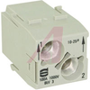 HAN Axial Screw Module 100 (Male) 2 Position 16-35mm - 70104261 - Allied Electronics, Inc.