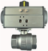 STAINLESS STEEL-2WAY NC-DOUBLE ACTING 2-1/2" NPTF BALL VALVE - S2CD12-0-0 - Quarter Turn Valve