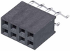 4+4 Pos. Female DIL Horizontal SMT Conn. (T+R) - M20-7920442R - Harwin Plc