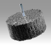 3M Scotch-Brite MU-WL Convolute Silicon Carbide Soft Deburring Wheel - Medium Grade - Arbor Attachment - 8 in Diameter - 3 in Center Hole - Thickness 25 in - 60077 - 048011-60077 - R. S. Hughes Company, Inc.