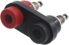 Banana Jack, Double, 15A, Solder, Black/red; Gender Mueller Electric - 66W1178 - Newark, An Avnet Company
