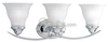 Three-Light Wall Bracket Light Fixture - P3192-15 - bulbs.com