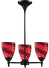 Mini Chandeliers-Glass Shade - 361813 - Light Center (The)