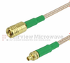 MMCX Plug to SMB Plug Cable RG-316 Coax in 12 Inch and RoHS - FMC0916315LF-12 - Fairview Microwave Inc.