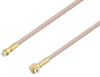 Snap-On MMBX Plug to Snap-On MMBX Plug Right Angle Cable 8 Inch Length Using RG316 Coax - PE3C4015-8 - Pasternack