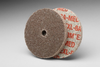 3M Scotch-Brite XL-UW Unitized Aluminum Oxide Medium Deburring Wheel - Medium Grade - Arbor Attachment - 3 in Diameter - 3/8 in Center Hole - Thickness 1/4 in - 14753 - 048011-14753 - R. S. Hughes Company, Inc.