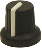 Soft Touch Knob, Black/white, 16Mm; Shaft Type Multicomp Pro - 02AH4566 - Newark, An Avnet Company