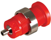 Conn, Banana, Jack, 25A, Solder, Red; Gender Cal Test Electronics - 52AC2737 - Newark, An Avnet Company