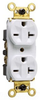 Duplex/Single Receptacle - WR5862-W - Thomas & Betts Corporation