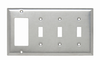 Combination Openings, 3 Toggle Switch & 1 Decorator -- SS326 - Image