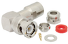 Right Angle BNC Male (Plug) Connector for RG58, RG55, RG141, RG142, RG223, RG400, RG303, LMR-195 Cable, Clamp/Solder -- FMCN1568