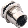 Sensor Conn, M12, 4Pos, Rcpt, Panel; Product Range Norcomp - 62AJ7488 - Newark, An Avnet Company