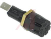 Fuseholder; 3AG Fuse; 20 A; 250 V; Black Thermoplastic; Panel Mount; 1.7 in. H - 70184522 - Allied Electronics, Inc.