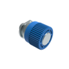 Spring Loaded Plunger, Thread-in, Without hold-open feature, Steel, Blue Knob - 56-330-008 - Southco
