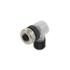 M12 Field Attachable Connector: female, angled, 4-pin, A-coded, unshielded, transparent housing, screw type, 230 V AC/DC - RKCW/LED 4/7 - Belden Inc.
