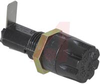 Fuseholder; 3AG Fuse; 20 A; 250 V; Black Thermoplastic; Panel Mount; 1.78 in. H - 70184520 - Allied Electronics, Inc.