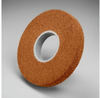3M Scotch-Brite CP-WL Aluminum Oxide Medium Deburring Wheel - Coarse Grade - Arbor Attachment - 8 in Diameter - 3 in Center Hole - Thickness 25 in - 13486 -- 048011-13486 - Image