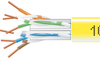 1,000Ft CAT6 Solid Bulk Cable 550-MHZ UTP Yellow CMP Plenum, Box - EYN873B-PB-1000 - Black Box