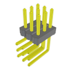 Headers, Male Pins - 612-TSW-103-08-L-T-RA-ND - DigiKey