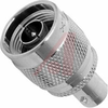 connector,rf coaxial,between series adapter,n plug to bnc jack - 70031899 - Allied Electronics, Inc.