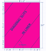 Fluorescent Pink 8-1/2