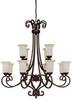 3022BB-251 Large Chandeliers-Glass Shade - 782899 - Capital Lighting, Inc.
