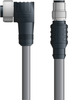 DN4110033F10 - LAPP UNITRONIC® DeviceNet Cordsets 14 & 18 AWG / 1 + 1 pair Bus - Gray PVC - 7/8 in Female 90 deg / M12 Male connectors - 10m - OLFDN4110033F10 - Lapp Tannehill