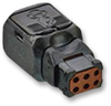 Connector Housing, Plug, 6Pos; Product Range Deutsch Te Connectivity - 30AH0168 - Newark, An Avnet Company