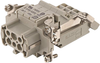Heavy Duty Insert, Rcpt, 6Pos, 2.5Mm2; Product Range Harting - 51AC2562 - Newark, An Avnet Company
