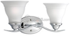 Two-Light Wall Bracket Light Fixture - P3191-15 - bulbs.com