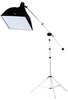 FL160K KIT: (DISCONTINUED) 1-LIGHT 110 WATT-SECOND BASIC HAIR LIGHT KIT WITH SOFT BOX - 401511 - Smith-Victor Corporation