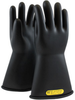 PIP Novax 150-2-14 Black 7 Rubber Full Fingered Work & General Purpose Gloves - Uncoated - Smooth Finish - 14 in Length - 616314-51203 - 616314-51203 - R. S. Hughes Company, Inc.