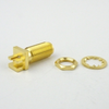 SMA Female Bulkhead PCB Connector .062 inch End Launch Solder Attachment - SC8435 - Fairview Microwave Inc.