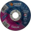 4-1/2 x 1/8 TIGER CERAMIC Type 27 Cut/Grind Combo Wheel CER30T 7/8 A.H. - 58315 - Weiler Abrasives