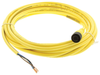 Sensor Cord, 4P, M12 Rcpt-Free End, 5M; Connector Type A Molex - 36K1540 - Newark, An Avnet Company