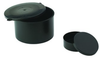SCS Plastic ESD / Anti-Static Round Container 4012 - 3 3/8 (Dia.) in Wide -- SCS 4012