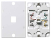 Datacommunication Face Plate with Jack - NS721W - Hubbell Incorporated