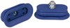 Bellows suction cup (oval) for high dynamic on curved, oily surfaced workpieces SAOB 110x55 NBR-60 M14x1.5-AG -- 10.01.06.01036 - Image