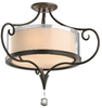 Semi-Flush Mts.-Drum Shade - 341723 - Light Center (The)
